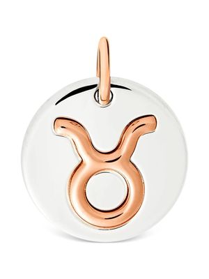 Dodo 9kt rose gold and sterling silver Taurus charm