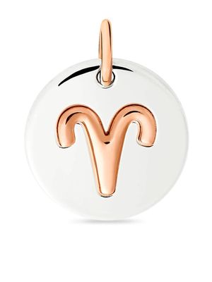 Dodo 9kt rose gold and sterling silver Zodiac Aries charm