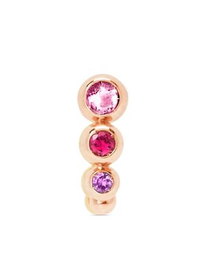 Dodo 9kt rose gold Bollicine gemstone earring
