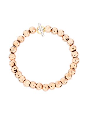 Dodo 9kt rose gold Pepita beaded bracelet