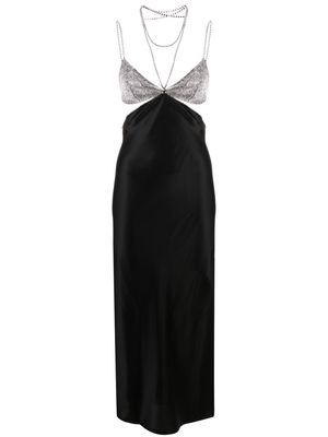 Dodo Bar Or Beatrice crystal-embellished dress - Black