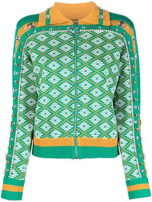 Dodo Bar Or Beno zip-up jacket - Green