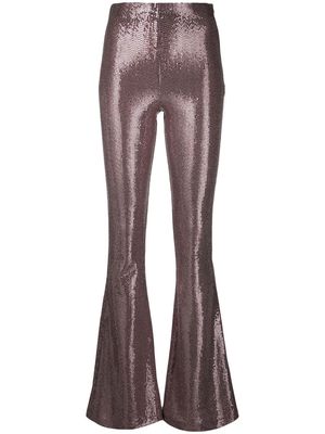 Dodo Bar Or sequin flared trousers - Pink