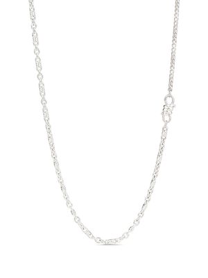 Dodo Nodo cable-link necklace - Silver