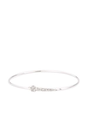 Dodo Precious diamond bangle bracelet - Silver
