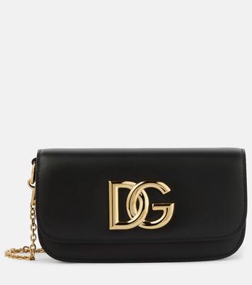 Dolce & Gabbana 3.5 Small leather shoulder bag