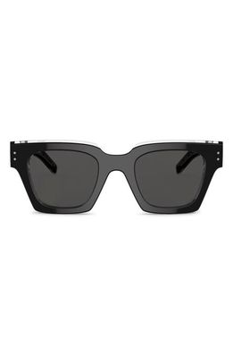 Dolce & Gabbana 48mm Square Sunglasses in Grey