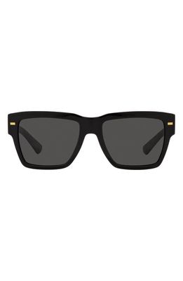 Dolce & Gabbana 55mm Square Sunglasses in Black