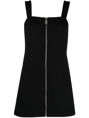 Dolce & Gabbana A-line zip-up minidress - Black