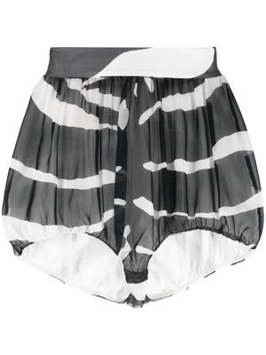 Dolce & Gabbana abstract-print shorts - Black