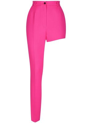 Dolce & Gabbana asymetric tailored trousers - Pink