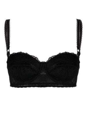 Dolce & Gabbana balconette lace bra - Black