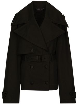 Dolce & Gabbana belted double-breasted jacket - Black