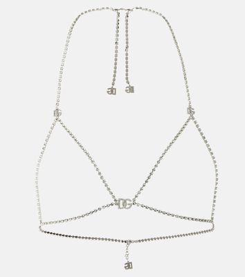 Dolce & Gabbana Bijoux crystal-embellished bra