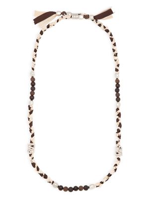 Dolce & Gabbana braided interwoven necklace - Brown