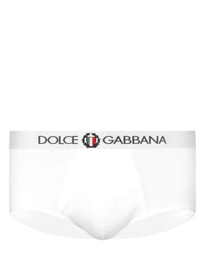 Dolce & Gabbana Brando logo-waistband boxers - White