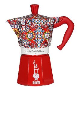 Dolce & Gabbana Casa Dolce & Gabbana x Bialetti Casa 6 Cup Moka Machine in Red