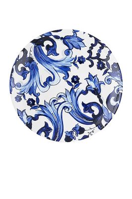 Dolce & Gabbana Casa Mediterraneo Fiore Piccolo Charger Plate in Blue