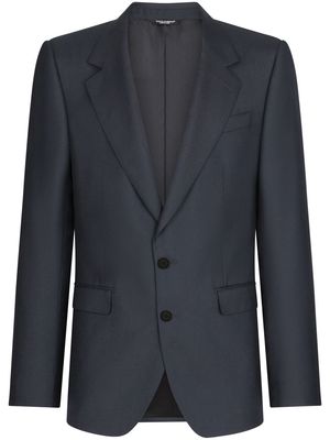 Dolce & Gabbana cashmere-silk two-piece suit - Blue