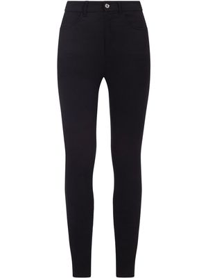 Dolce & Gabbana cavalry-twill slim-cut leggings - Black