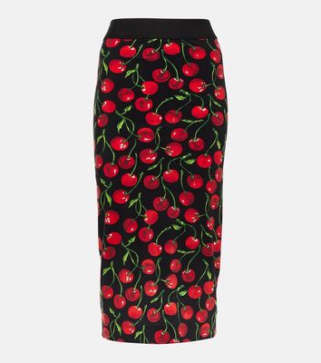 Dolce & Gabbana Cherry pencil skirt