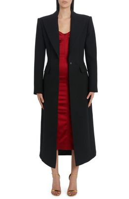 Dolce & Gabbana Classic Virgin Wool Blend Coat in Black