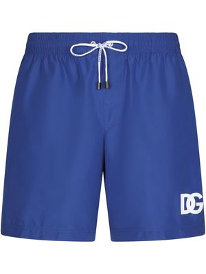 Dolce & Gabbana colour-block swimming shorts - Blue