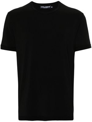 Dolce & Gabbana crew-neck short-sleeve T-shirt - Black