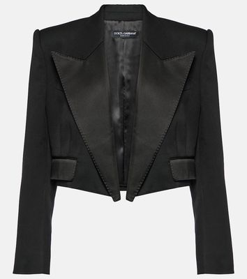 Dolce & Gabbana Cropped tuxedo jacket