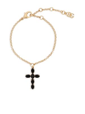 Dolce & Gabbana cross charm chain bracelet - Gold