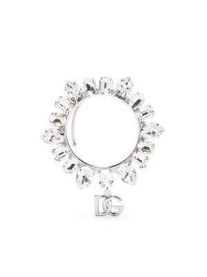 Dolce & Gabbana crystal-embellished ear cuff - Silver