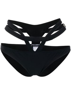 Dolce & Gabbana cut-out bikini bottoms - Black