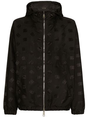 Dolce & Gabbana D&G monogram hooded jacket - Black