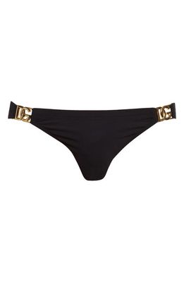 Dolce & Gabbana DC Logo Swim Briefs in Black