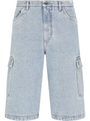 Dolce & Gabbana denim knee-length cargo shorts - Blue