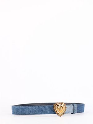 Dolce & Gabbana Devotion Denim Belt