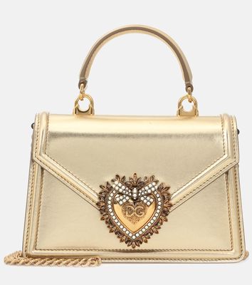 Dolce & Gabbana Devotion Small leather shoulder bag