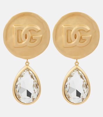Dolce & Gabbana DG crystal-embellished drop earrings
