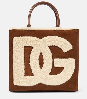 Dolce & Gabbana DG Daily Mini suede tote bag