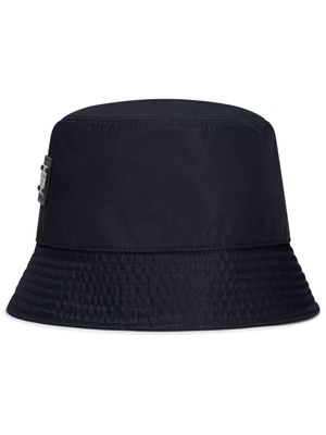 Dolce & Gabbana DG Essentials logo-plaque bucket hat - Blue