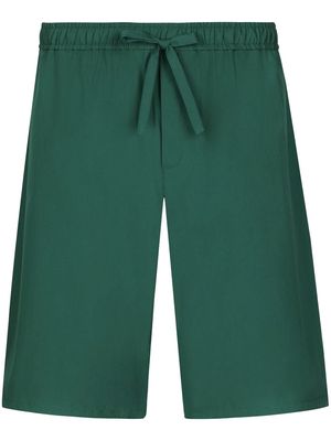 Dolce & Gabbana DG Essentials logo-plaque shorts - Green