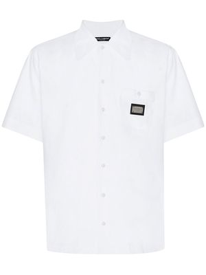 Dolce & Gabbana DG Essentials short-sleeve shirt - White
