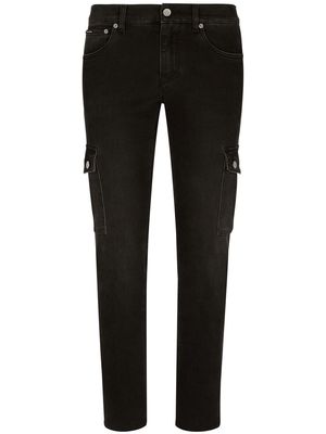 Dolce & Gabbana DG Essentials skinny cargo jeans - Black