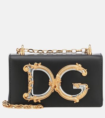 Dolce & Gabbana DG Girls Small leather shoulder bag