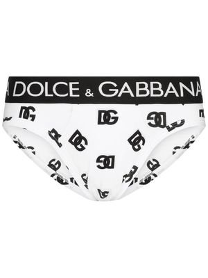 Dolce & Gabbana DG-logo jersey briefs - White