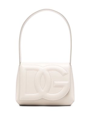 Dolce & Gabbana DG Logo leather shoulder bag - Neutrals