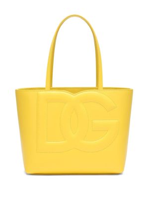 Dolce & Gabbana DG logo leather tote bag - 80205