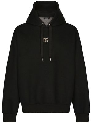 Dolce & Gabbana DG logo patch sweatshirt - Black