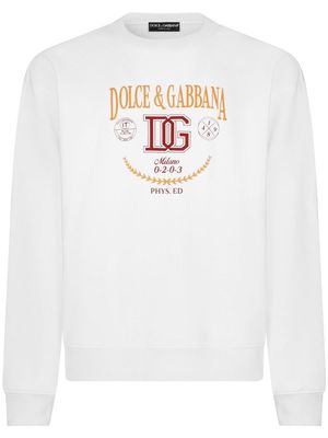 Dolce & Gabbana DG logo-print sweatshirt - White