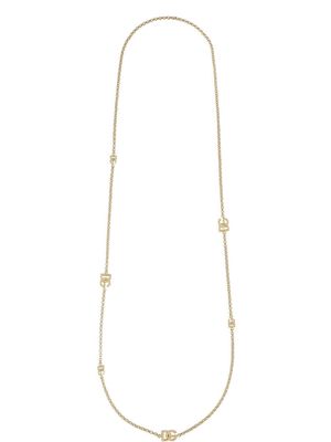 Dolce & Gabbana DG-logo sautoir chain necklace - Gold
